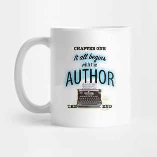 It All Begins With The Author Mug